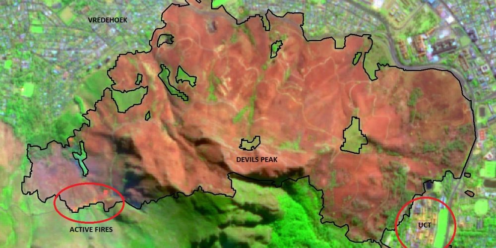 Fire scare over Western Cape